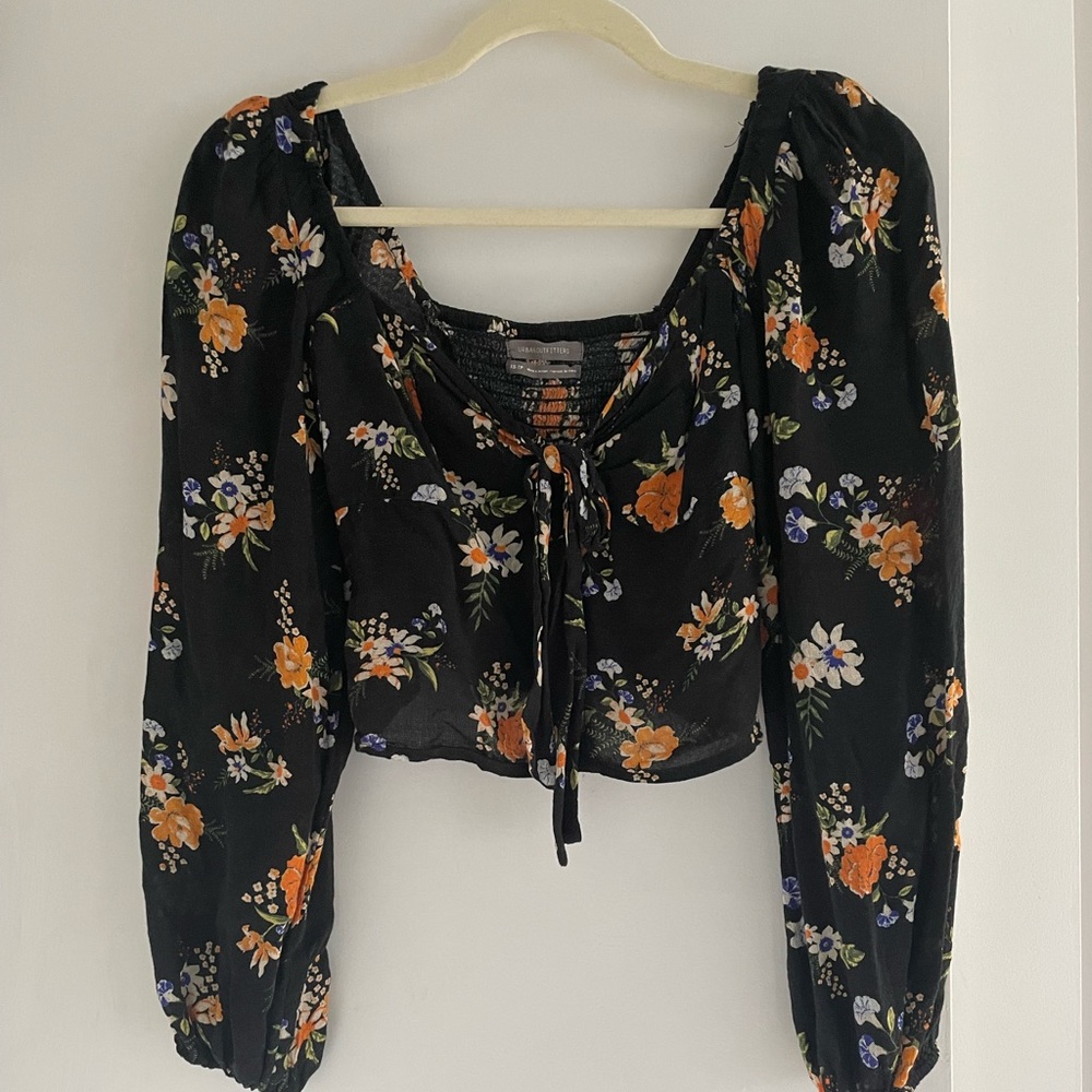Urban Outfitter floral crop top